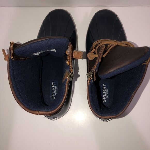 Sperry Saltwater Women's Sz 9.5M Weather Boot - NAVY - Picture 4 of 6